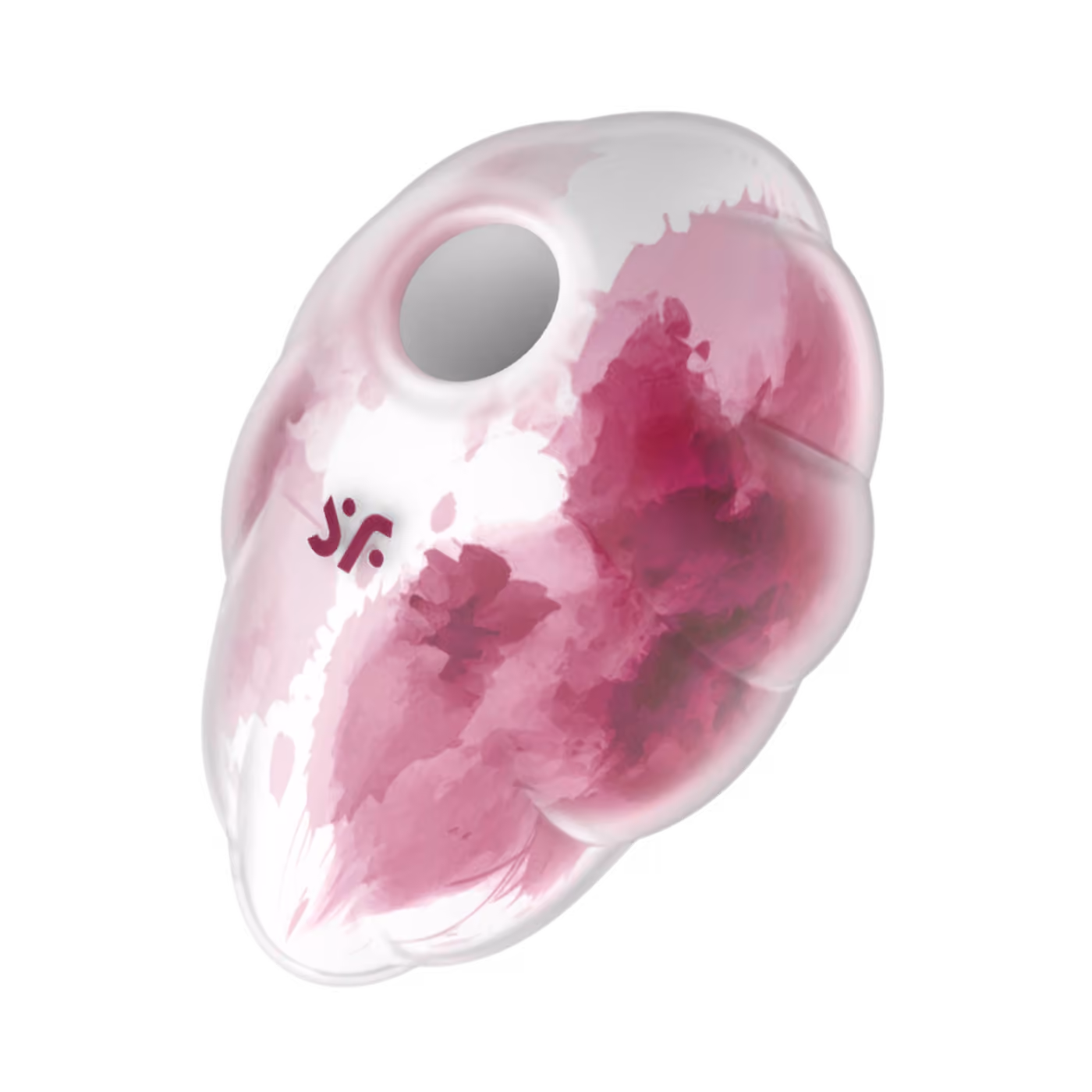 Вакуумный стимулятор с вибрацией Cloud Dancer от Satisfyer, малиновый