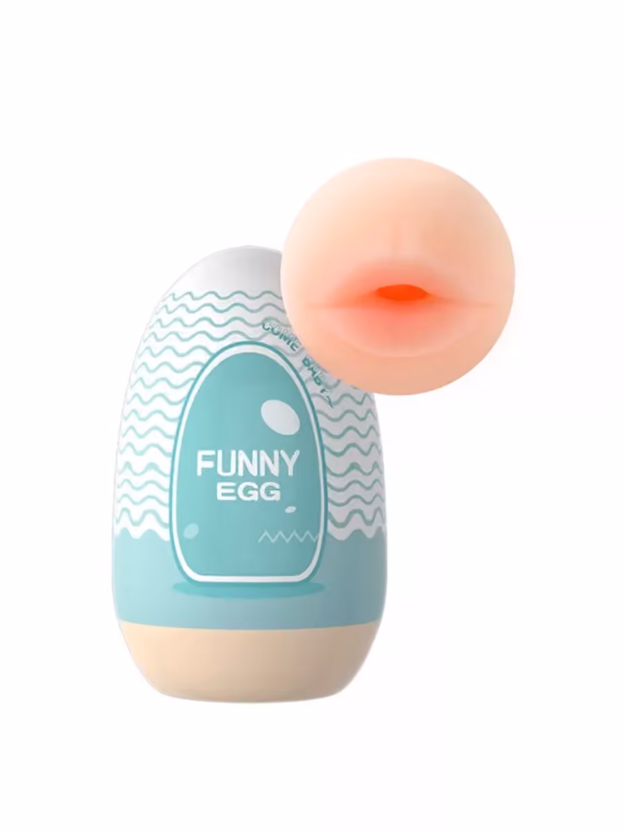 Мастурбатор 3D Silicon Egg Realistic, Ротик