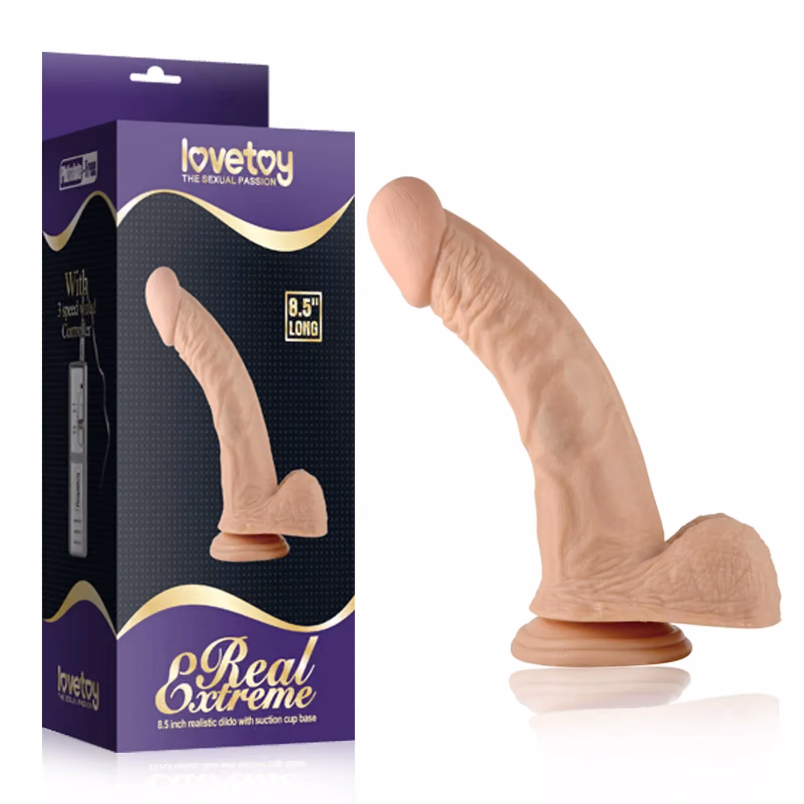 Фаллоимитатор Real Extreme от Love Toy, 18 см х 4 см