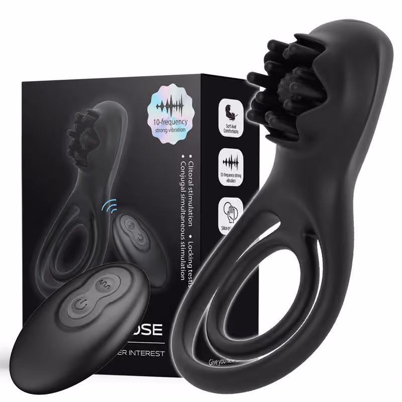 Эрекционное кольцо с усиками PulseGrip Ring