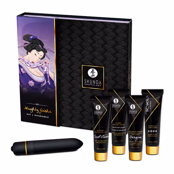 Женский набор лубрикантов Shunga Naughty Geisha, 4 вида