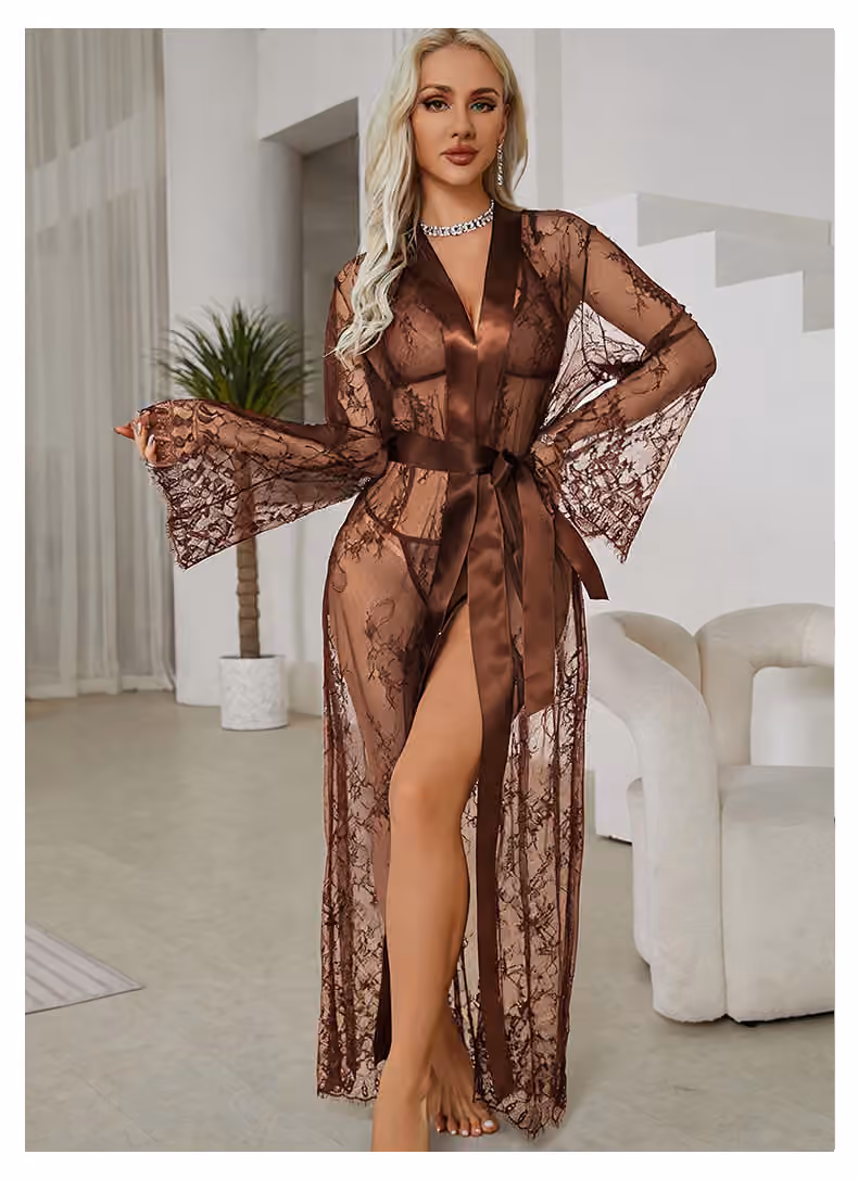 Эротический халат Chocolate Grace, S