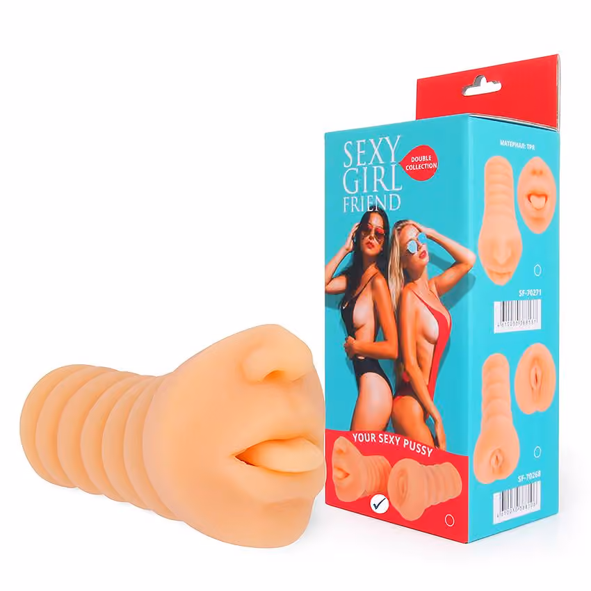 Мастурбатор Sexy Girl с языком, реалистичный