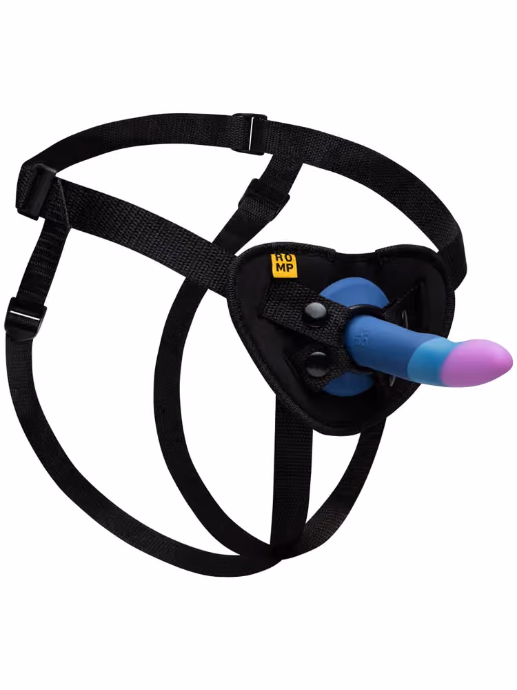 Страпон Piccolo Pegging Kit от Romp, 14 см х 2,9 см