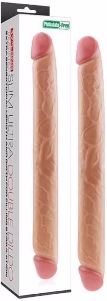 Двусторонний фаллоимитатор от Love Toy, 42,5 см х 4,5 см