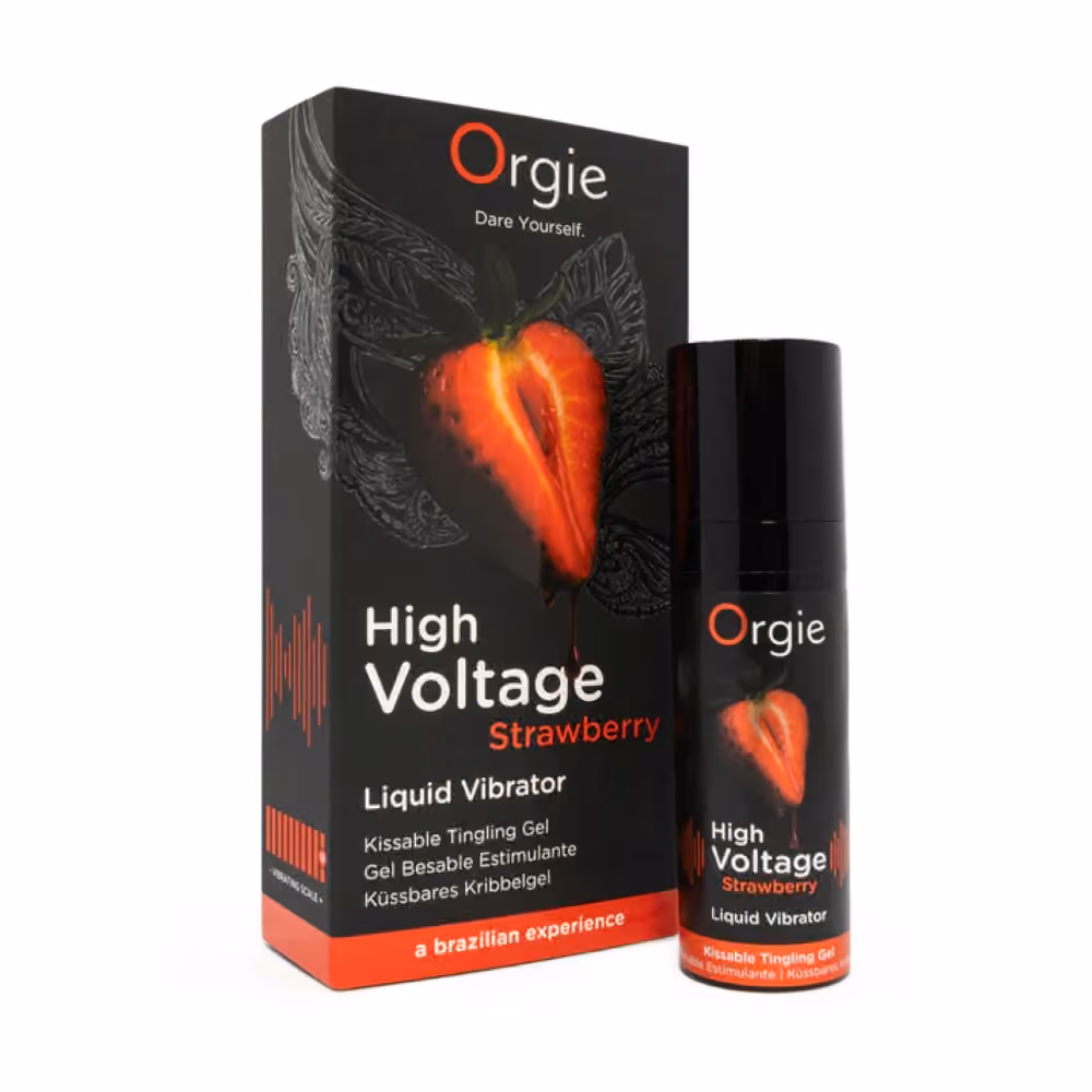 Жидкий вибратор Orgie High Voltage Strawberry, 15 мл