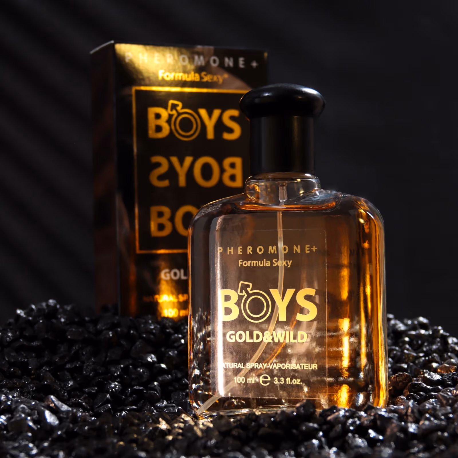 Парфюмированный лосьон с феромонами для мужчин Formula Sexy Boys Gold & Wild, 100 мл, по мотивам 1 Million P.Rabanne
