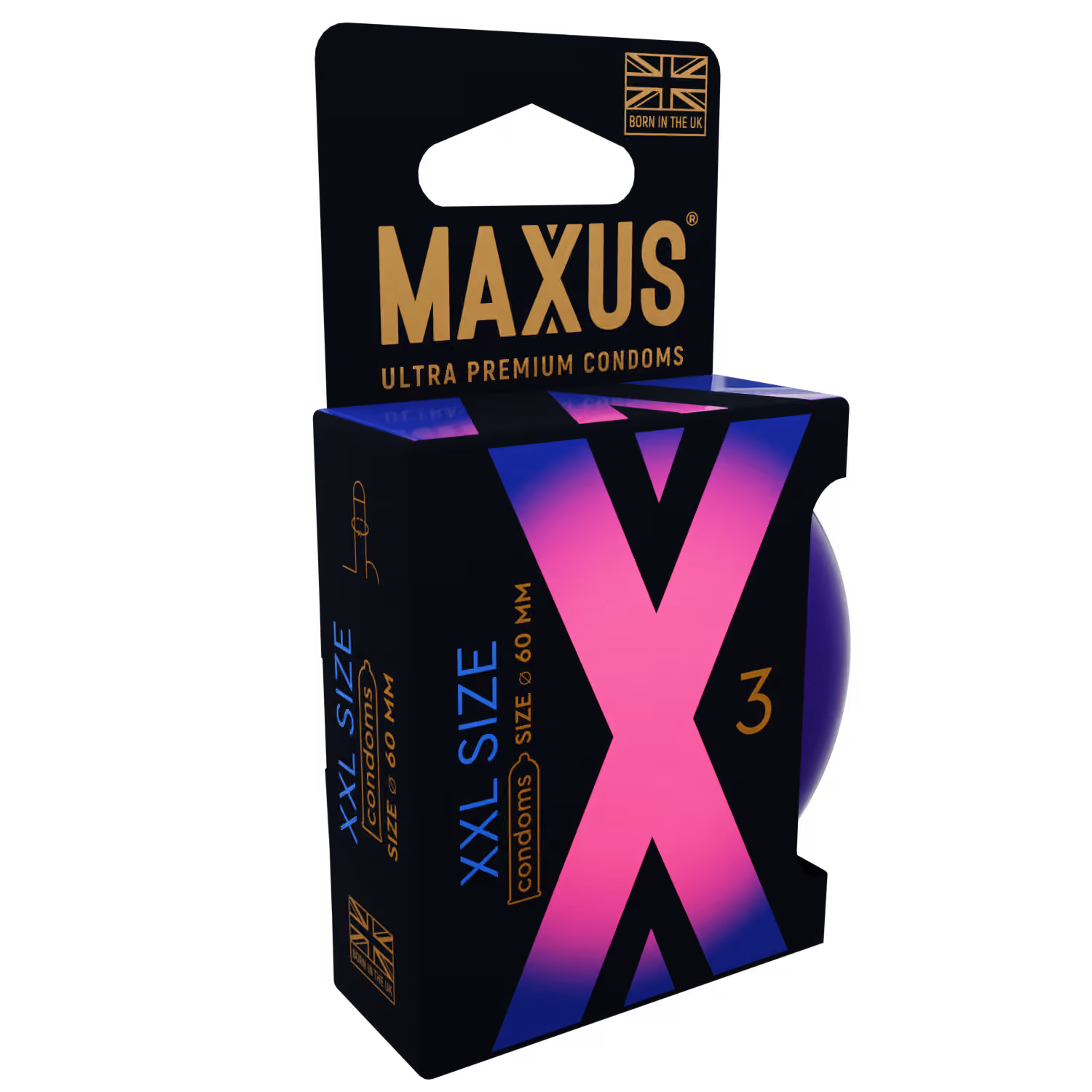 Презервативы Maxus XXL, увеличенные, 3 шт