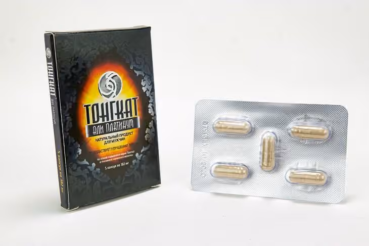Мужской возбудитель Тонгкат Али Платинум, 1 шт