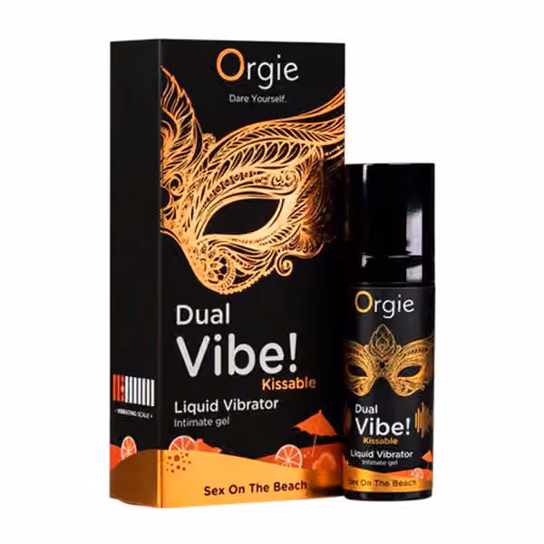 Жидкий вибратор Dual Vibe! Kissable Секс на Пляже, 15 мл
