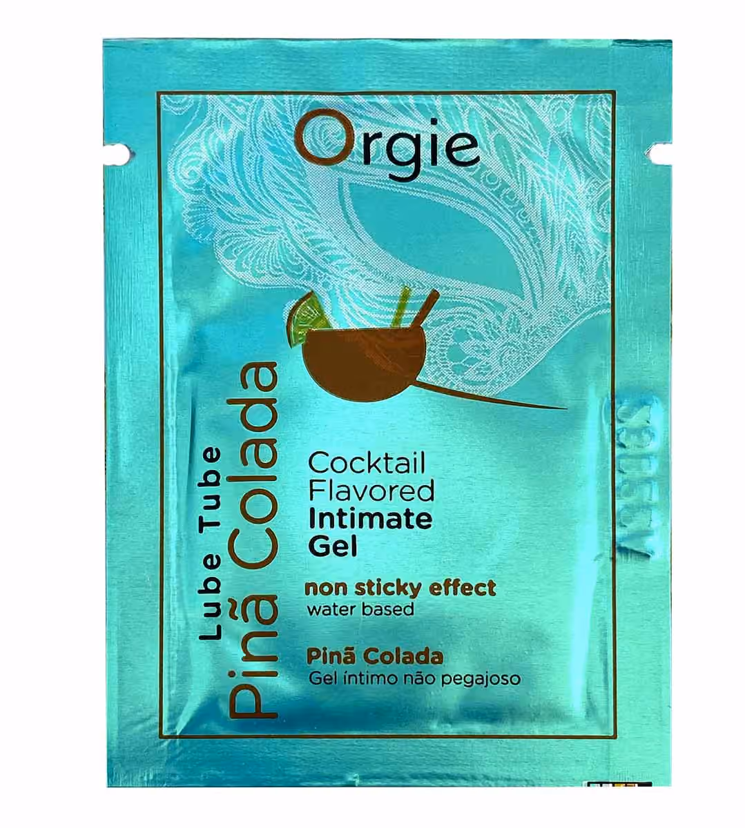 Съедобный лубрикант Orgie Lube Tube Cocktail Pina Colada, 1 мл