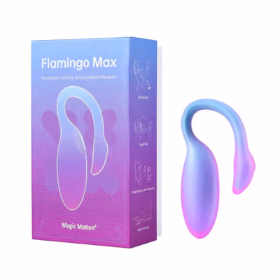 Виброяйцо Magic Flamingo Max от Magic Motion, голубой