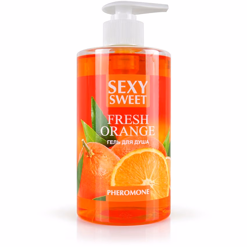 Гель для душа FRESH ORANGE с феромонами, аромат апельсина, 430 мл