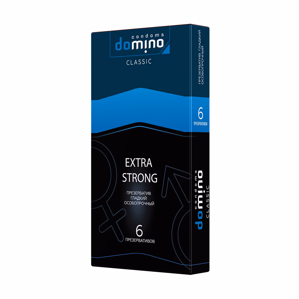 Презервативы Domino Extra Strong, особо прочные, 6 шт