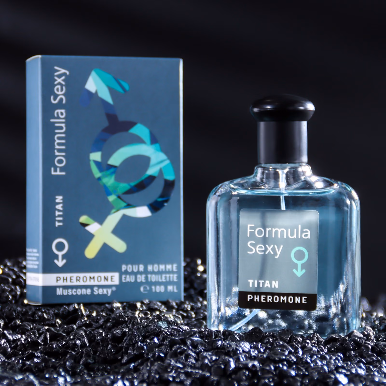 Туалетная вода мужская с феромонами Formula Sexy Titan, 100 мл, по мотивам Chrome Azzaro