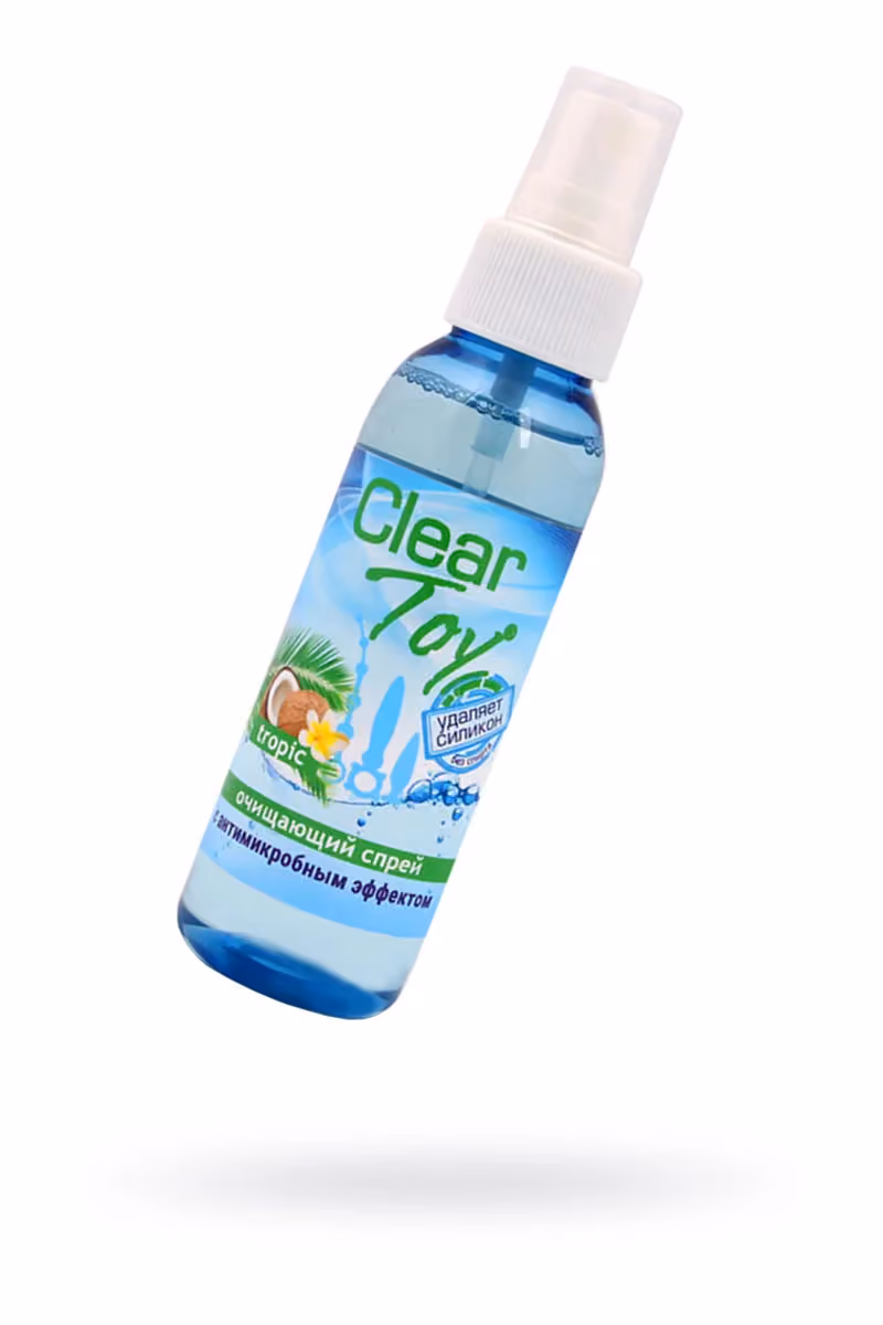 Очищающий спрей ''Clear Toy Tropic'' с антимикробным эффектом, 100 мл