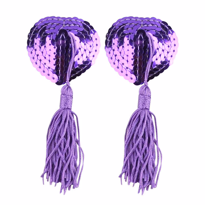 Пэстисы Sequin Tassel, фиолетовый