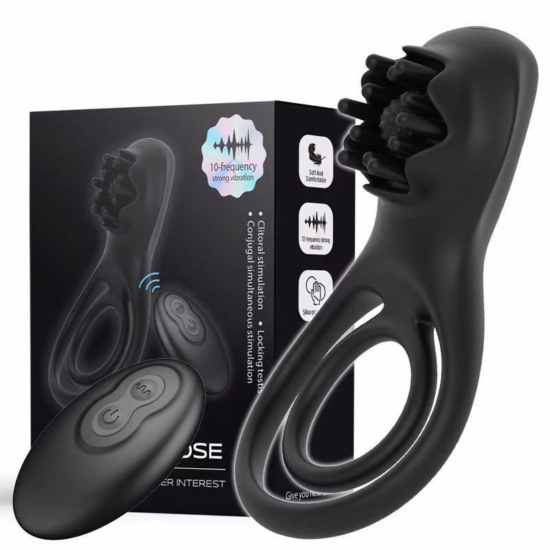 Эрекционное кольцо с усиками PulseGrip Ring