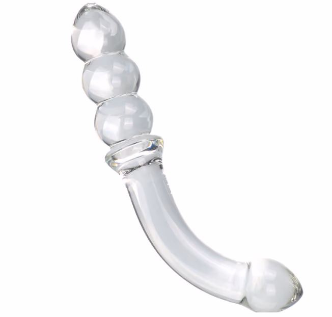 Фаллоимитатор двусторонний Crystal Dual, 9 см х 3 см 