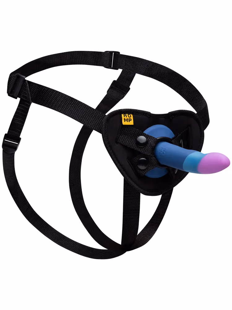Страпон Piccolo Pegging Kit от Romp, 14 см х 2,9 см