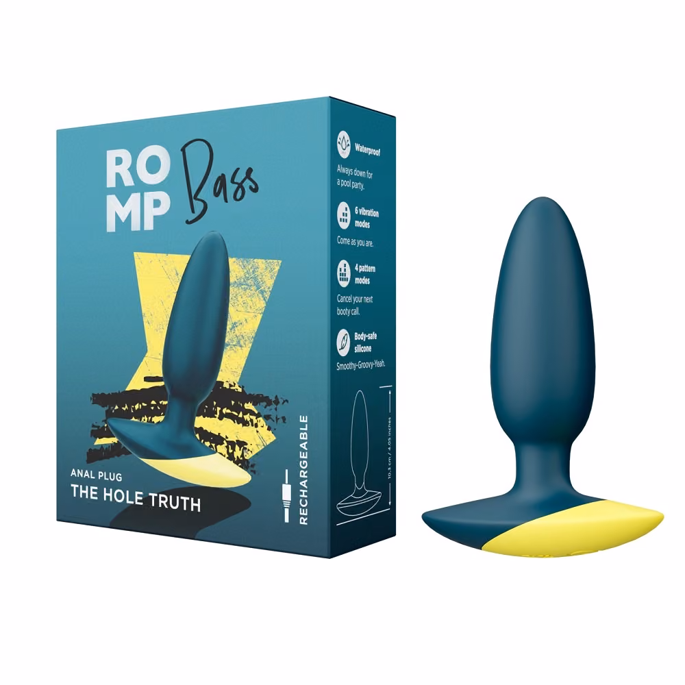 Анальная вибровтулка Bass от Romp, 3 см