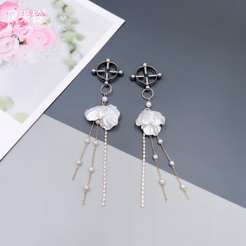 Зажимы для сосков White Shell Screw