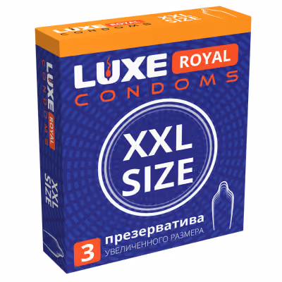 Презервативы Luxe Royal XXL Size, 3 шт