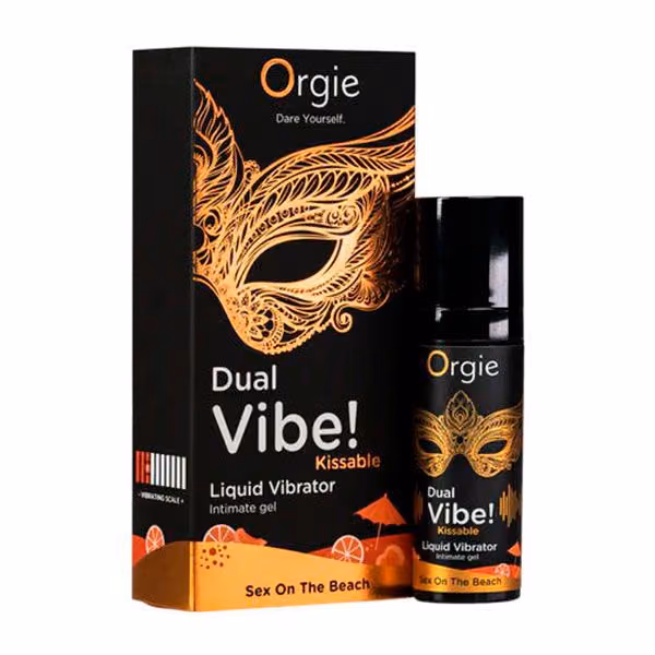 Жидкий вибратор Dual Vibe! Kissable Секс на Пляже, 15 мл