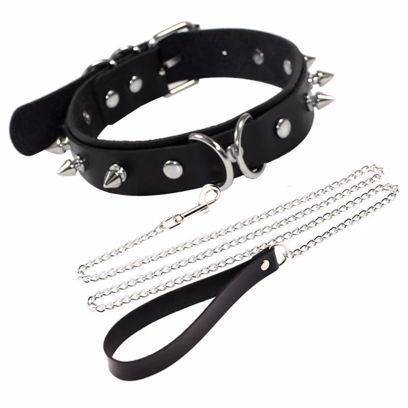 Ошейник с поводком Spike Leash