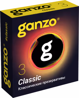 Презервативы Ganzo Classic, классические, 3 шт.