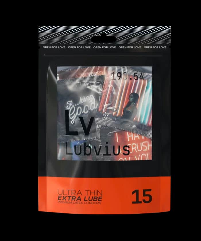 Презервативы Lubvius Extra Lube, ультратонкие с доп. смазкой, 4 шт