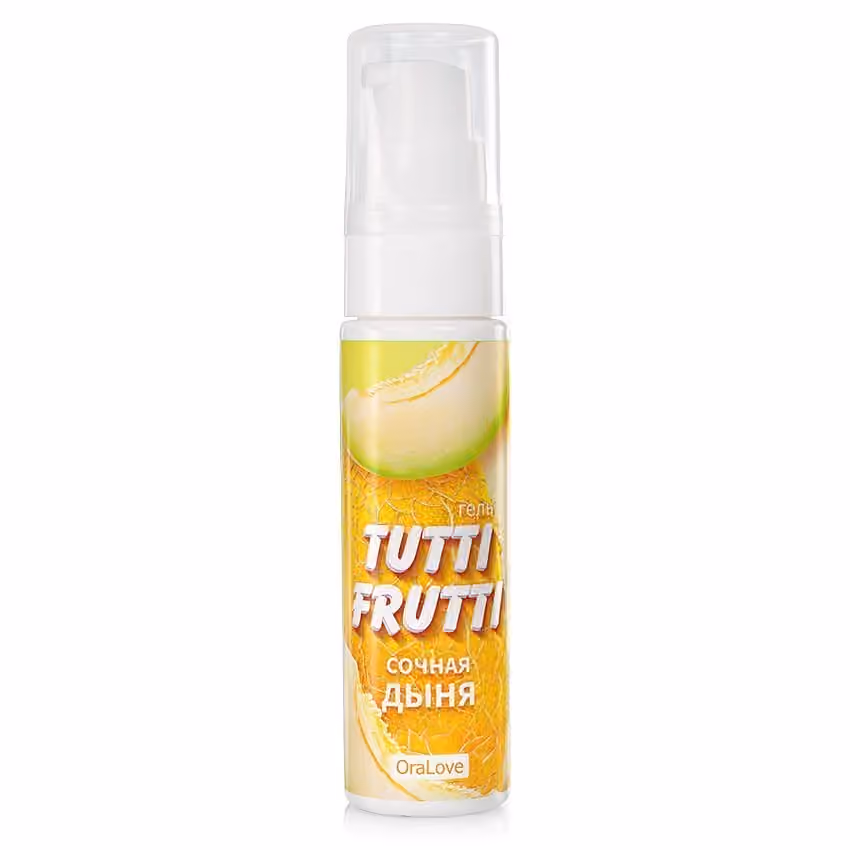 Съедобная смазка Tutti-Frutti Сочная Дыня, 30 мл