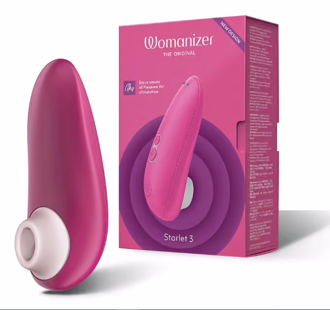 Инновационный вакуумный стимулятор Starlet 3 от Womanizer, серый