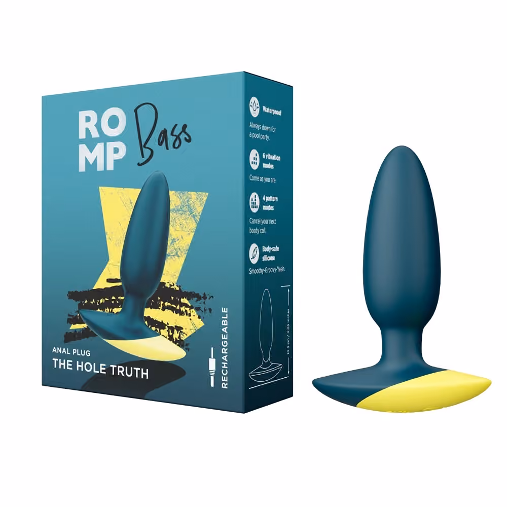 Анальная вибровтулка Bass от Romp, 3 см