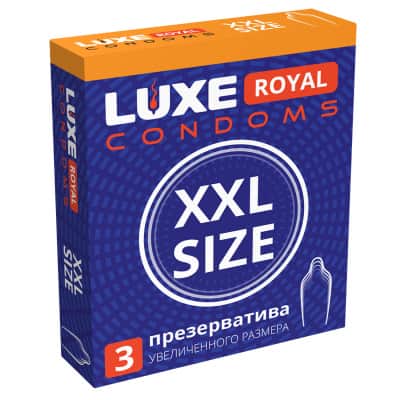 Презервативы Luxe Royal XXL Size, 3 шт