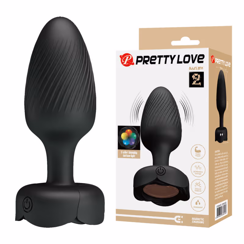 Анальная пробка Varian от Pretty Love с LED-подсветкой