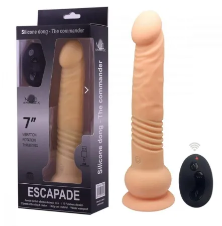 Фаллоимитатор с пультом Escapade, 19 см х 3,9 см  — купить в #REGION_NAME#