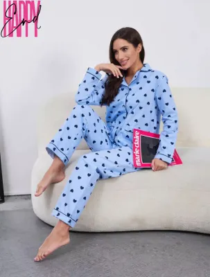 Пижама со штанами BLACKHEART, голубой — купить в Алматы