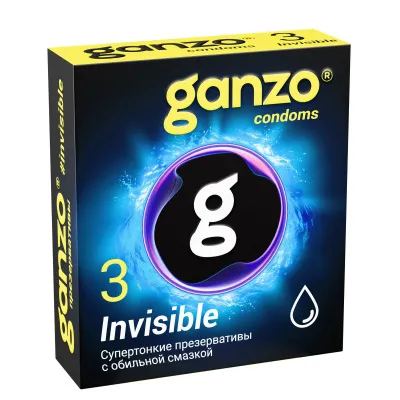 Презервативы Ganzo Invisible, супертонкие — купить в Алматы