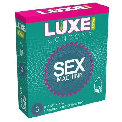 Презервативы Luxe Royal Sex Machine, 3 шт — купить в #REGION_NAME#