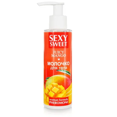 Молочко для тела SEXY SWEET JUICY MANGO с феромонами, аромат манго, 150 мл — купить в #REGION_NAME#