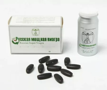 Мужской возбудитель Русская Мощная Виагра, 1 шт — купить в #REGION_NAME#