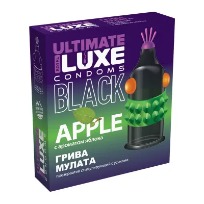 Презервативы Luxe Black Ultimate Грива Мулата, 1 шт — купить в Алматы