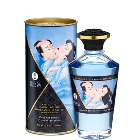 Массажное масло со вкусом "Кокосовое волнение" Shunga APHRODISIAC WARMING OIL — купить в #REGION_NAME#