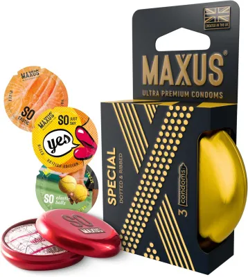 Презервативы Maxus Special, точечно-ребристые — купить в #REGION_NAME#