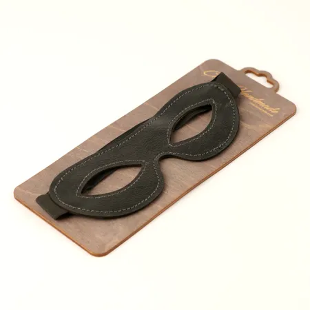 Открытая маска из натуральной кожи, овальная — купить в Алматы