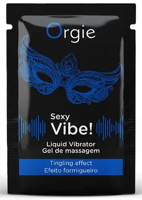 Гель для массажа ORGIE Sexy Vibe Liquid Vibrator с эффектом вибрации, 1 мл — купить в Алматы