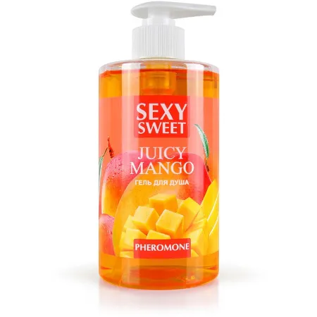 Гель для душа JUICY MANGO с феромонами, аромат манго, 430 мл — купить в Алматы