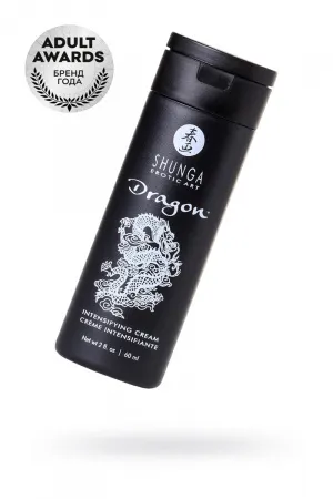Усиливающий крем для пар Shunga Dragon, возбуждающий эффект «ледяного огня», 60 мл — купить в Алматы