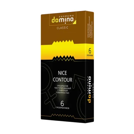 Презервативы Domino Nice Contour, рифленые, 6 шт — купить в #REGION_NAME#